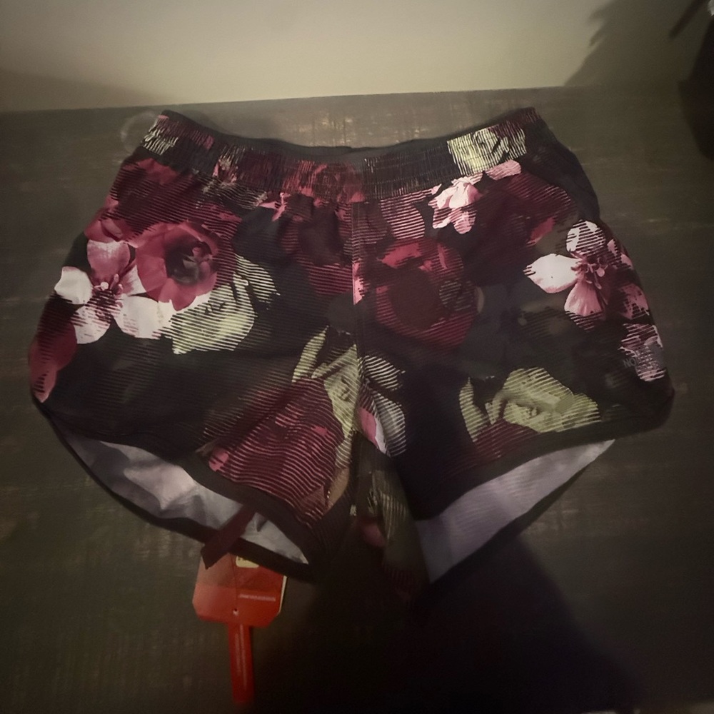 North Face Floral Athletic Shorts